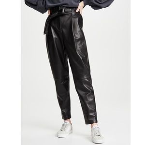 Anine Bing Inez Leather Pants size 36 (S) NWOT